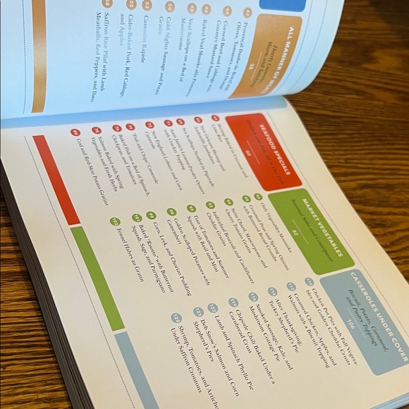 Chronicle Books Sunday Casseroles Cookbook - Warm Brown and Cream Cover - Picture 4 of 4